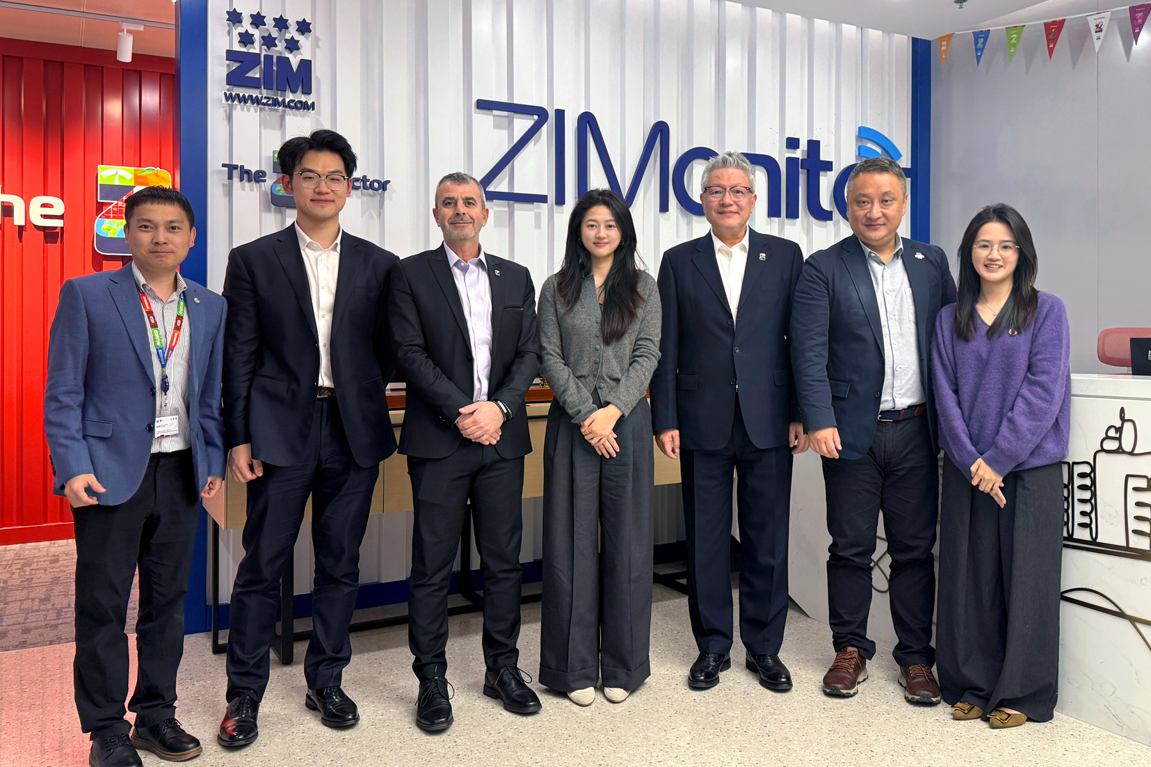 Senior managements of the Shining Ocean Logistics Group visited ZIM