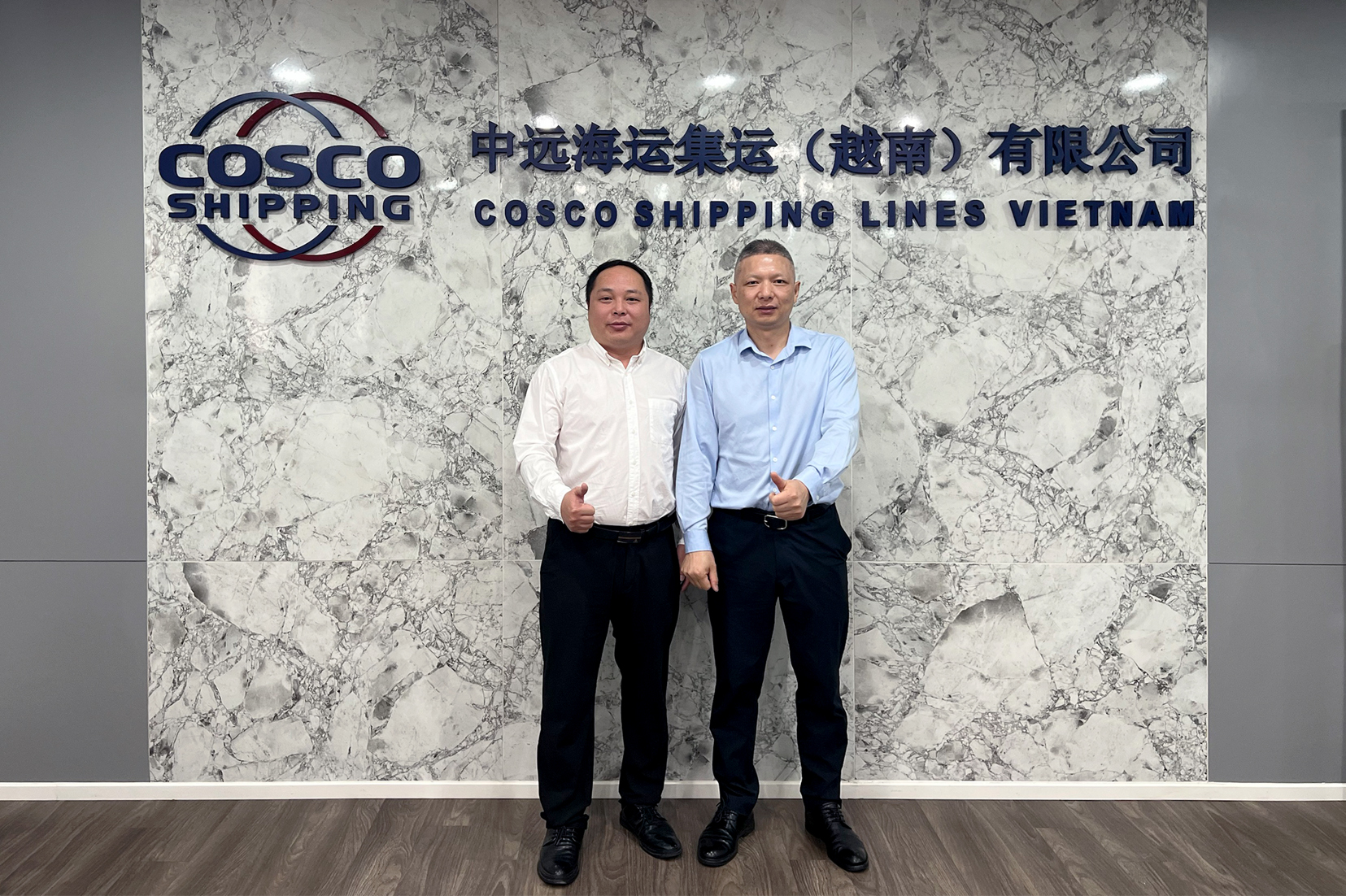 Mr. Zhang from Vietnam Branch visited COSCO.